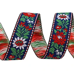 Polyester folk ribbon width 25mm czech made - Blue sapphire (1 Meter)