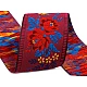 Polyester folk costume patterned ribbon width 55mm - Light red (1 Meter)