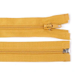 Nylon zipper, no 5, open-end 50 cm jacket pol - Mustard (1 Piece)