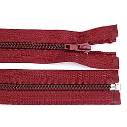 Nylon zipper, no 5, open-end 35 cm jacket pol - Bordeaux (1 Piece)
