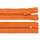 Nylon zipper, no 5, closed-end 18cm pol - Red (1 Piece)