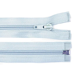 Nylon zipper, no 5, closed-end 18cm pol - Blue ice (1 Piece)