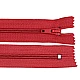 Nylon zipper, no 5, closed-end 18cm pol - Red (1 Piece)