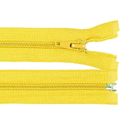 Nylon zipper, no 5, open-end 30 cm jacket - Yellow (1 Piece)