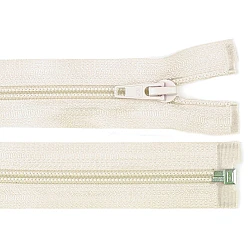 Nylon zipper, no 5, open-end 30 cm jacket - Sea shell (1 Piece)