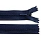 Invisible zipper no 3, length 18 cm - Blue dark (1 Piece)
