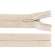 Invisible zipper no 3, length 40 cm - Cream lightest (1 Piece)