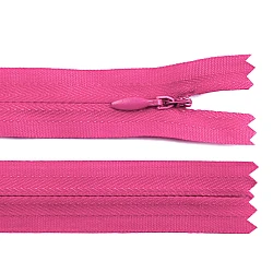Invisible zipper no 3, length 50 cm - Darkpink (1 Piece)