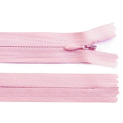 Invisible zipper no 3, length 60 cm - Light pink (1 Piece)