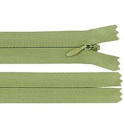 Invisible zipper no 3, length 60 cm - Green (1 Piece)