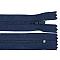 Nylon zipper, no 3, length 20 cm pinlock - Blue dark (1 Piece)
