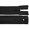 Nylon zipper, no 3, length 20 cm pinlock - Black (1 Piece)