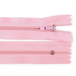 Nylon zipper, no 3, length 40 cm pinlock - Light pink (1 Piece)