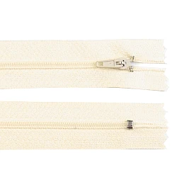 Nylon zipper, no 3, length 40 cm pinlock - Sea shell (1 Piece)