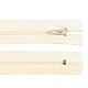 Nylon zipper, no 3, length 40 cm pinlock - Off white (1 Piece)