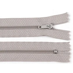 Nylon zipper, no 3, length 40 cm pinlock - Taupe (1 Piece)