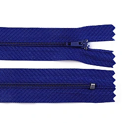 Nylon zipper, no 3, length 40 cm pinlock - King blue (1 Piece)