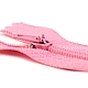 Nylon zipper, no 3, length 45 cm pinlock - Red (1 Piece)