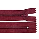 Nylon zipper no 3, length 16 cm autolock - Red (1 Piece)