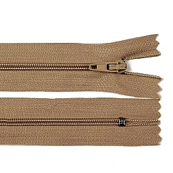 Nylon zipper no 3, length 16 cm autolock - Beige (1 Piece)