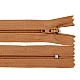 Nylon zipper no 3, length 20 cm autolock - Taupe (1 Piece)