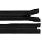 Nylon / coil zipper no 5, length 200 cm, 220 cm - Black (1 Piece)