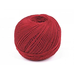 Cotton yarn snehurka nitarna czech rep. - Dark red (10 Pieces)