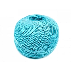 Cotton yarn snehurka nitarna czech rep. - Blue zirkon (10 Pieces)