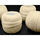 Cotton yarn kordonet 10; 15; 30; 50; 60; 80 - White (10 Pieces)