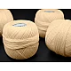 Cotton yarn kordonet 10; 15; 30; 50; 60; 80 - White (10 Pieces)