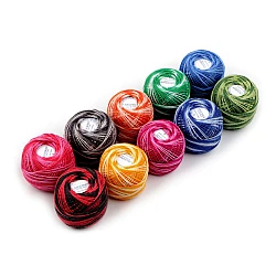 Cotton yarn ombré 10 g - Mix (10 Pieces)