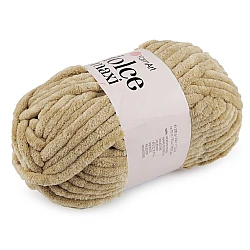 Chenille knitting yarn dolce maxi 200 g - Beige (1 Piece)