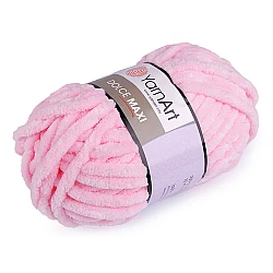 Chenille knitting yarn dolce maxi 200 g - Baby pink (1 Piece)