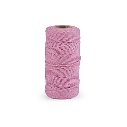 Cotton macrame / crochet yarn, combing - Light pink (1 Piece)