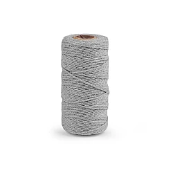 Cotton macrame / crochet yarn, combing - Lightgrey (1 Piece)