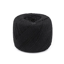 Cotton yarn macrame ø1.5-2 mm, combing - Black (1 Piece)