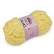 Chenille knitting yarn 100 g velvet - Lightbeige (1 Piece)