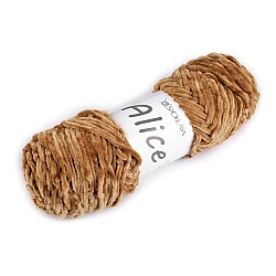 Chenille knitting yarn 100 g alice - Beige (1 Piece)