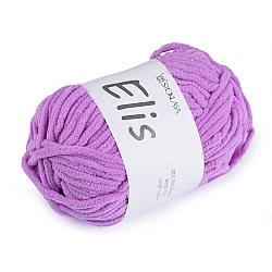 Chenille knitting yarn 100 g elis - Violet lilac (1 Piece)