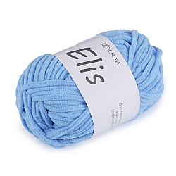 Chenille knitting yarn 100 g elis - Light blue (1 Piece)