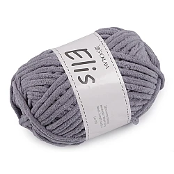 Chenille knitting yarn 100 g elis - Lightgrey (1 Piece)