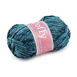 Chenille knitting yarn doffy 100 g - Paraffin blue (1 Piece)