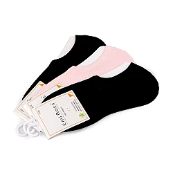 Bamboo sneaker socks emi ross - Mix (3 Pairs)