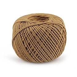 Cotton yarn macrame ø2 mm, combing - Beige (1 Piece)
