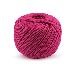Cotton yarn macrame ø2 mm, combing - Pink (1 Piece)