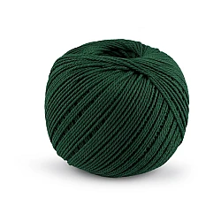 Cotton yarn macrame ø2 mm, combing - Dark green (1 Piece)