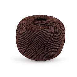 Cotton yarn macrame ø2 mm, combing - Brown (1 Piece)