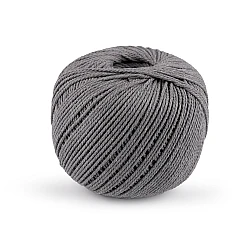 Cotton yarn macrame ø2 mm, combing - Grey (1 Piece)