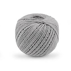 Cotton yarn macrame ø2 mm, combing - Lightgrey (1 Piece)