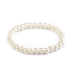 Faux pearl bracelet - Cream lightest (1 Piece)